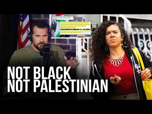 White Jew Pretends to Be Black Palestinian, Everyone Noticed
