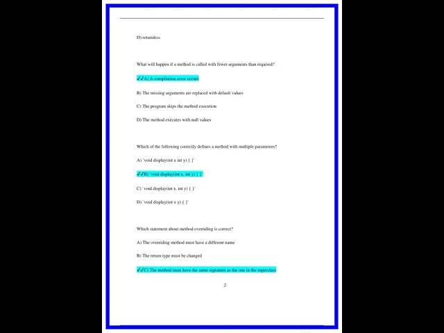 Java  Chapter 5 Quiz Latest Version Graded A920 636x882