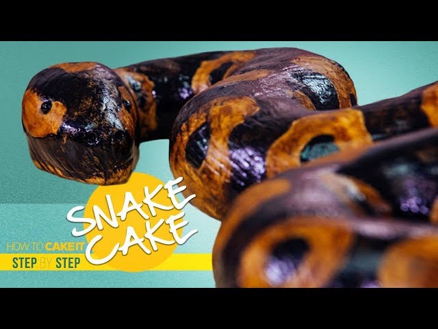 How To Make A SNAKE Out Of CAKE | Cake CARVING Tutorial | How To Cake It | Yolanda Gampp