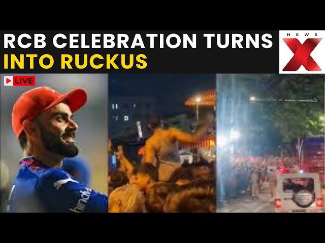 RCB Celebration Ruckus LIVE: Videos Show Public Property Damage In Kurnool | NewsX