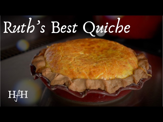 The Best Homemade Cheese Quiche Recipe | Fluffy Brunch Favorite with Homemade Crust