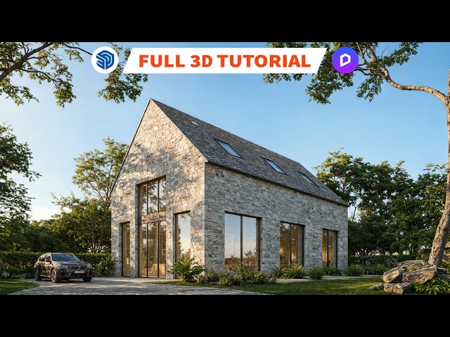 Sketchup to D5 Render FULL 3D Tutorial | Beginner to Advanced Rendering Workflow
