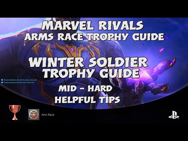 Marvel Rivals Arms Race Trophy Guide