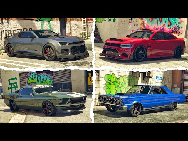 Top 10 BEST MUSCLE Cars In GTA Online
