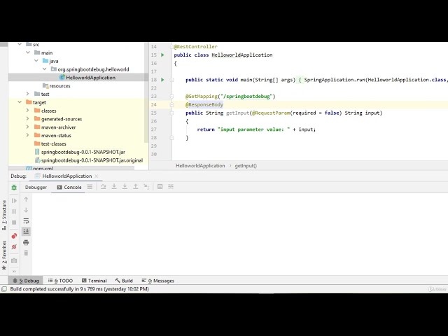 How to Remote Debug Spring Boot Web Service