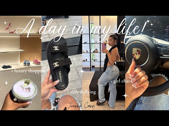 DAY IN MY LIFE as a soft girly in her ￼20’s 🛍️✨| luxury shopping + dilly dallying + catching up ! 