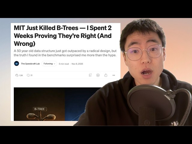 MIT Just Killed B-Trees — I Spent 2 Weeks Proving They’re Right (And Wrong)