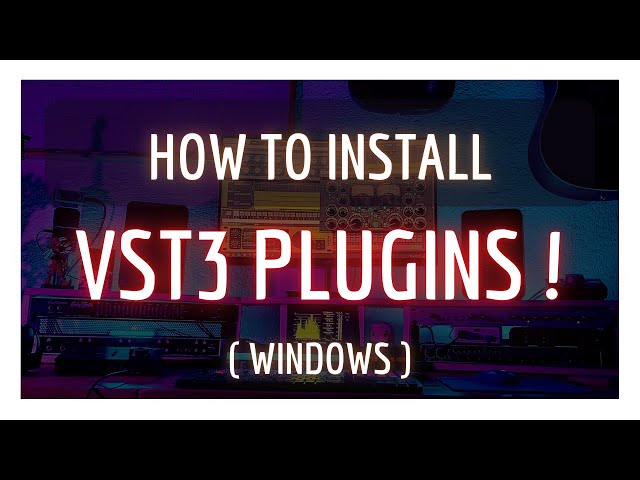 HOW TO INSTALL a VST3 PLUGIN ON WINDOWS ? ( Lotus Sound Audio demo )