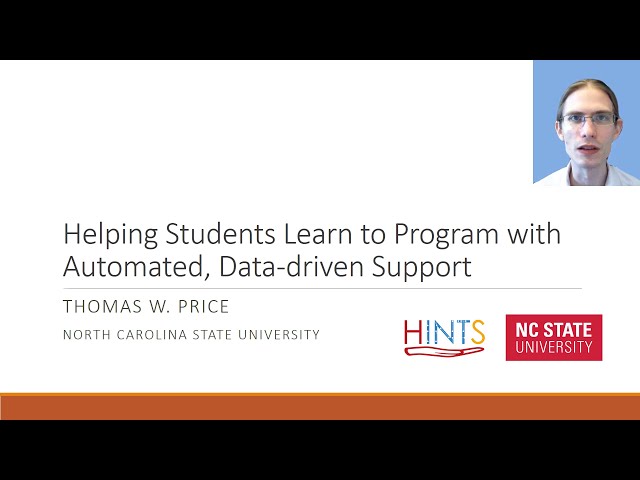 Helping Students Learn to Program with Automated, Data-driven Support (AAAI Spring Symposium)