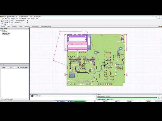 How to Create a Cutout Sub-Design in HFSS 3D Layout