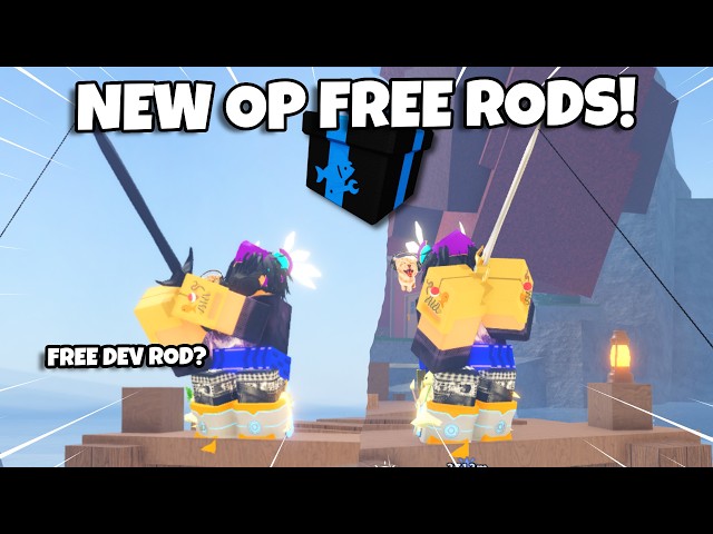 The New DEV GIFT Is OP In Fisch.. (FREE OP DEV ROD)
