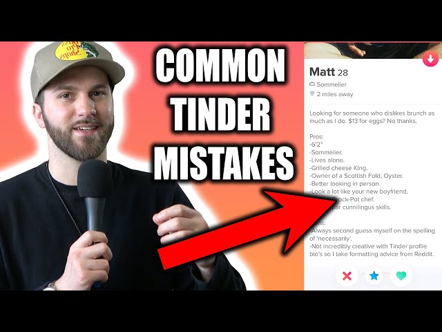 5 Reasons Why You're Not Getting Tinder Matches (Tinder Profile Tips For Men)