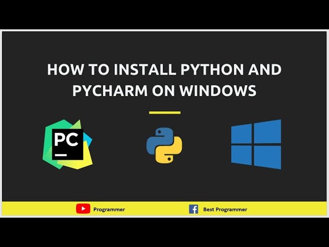 How to Install python and PyCharm on windows 10 With Example code 2020