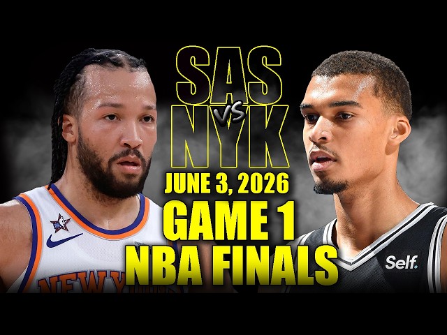 Highlights completos del Juego 1: San Antonio Spurs vs. New York Knicks - 3 de junio de 2026 | Fi...