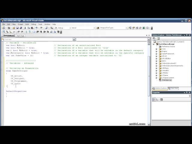 UnrealScript - 04 - Enumeration