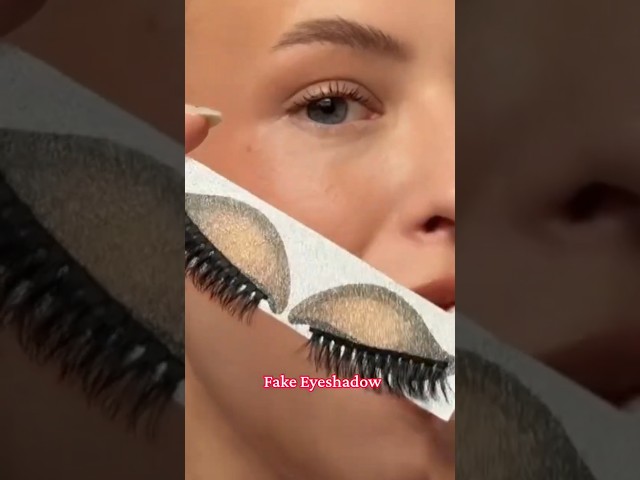 Fake Eyeshadow #makeup #makeuptutorial #ytshorts #latestinbeautylineupproducts