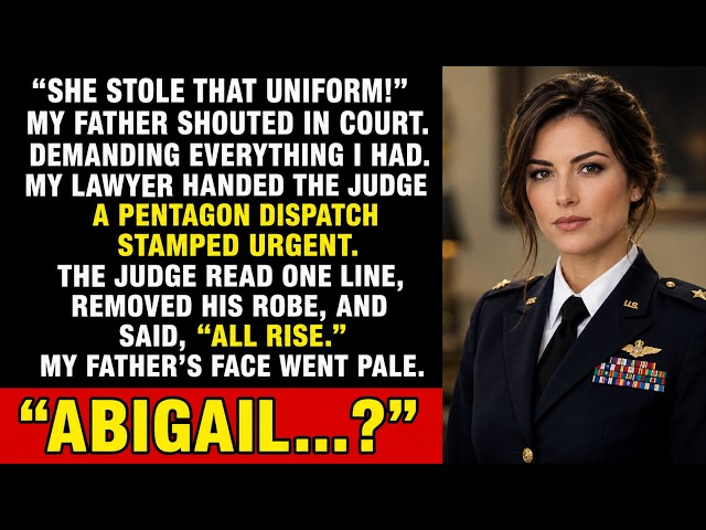My Father Laughed at My Navy Uniform - Until the Judge Took Off His Robe and Said, “All Rise”