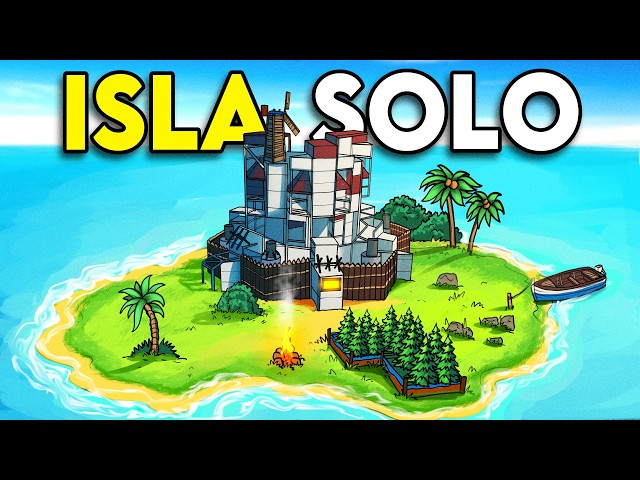 I Survived Against 650 Players on My SOLO Island in Rust... (MOVIE)