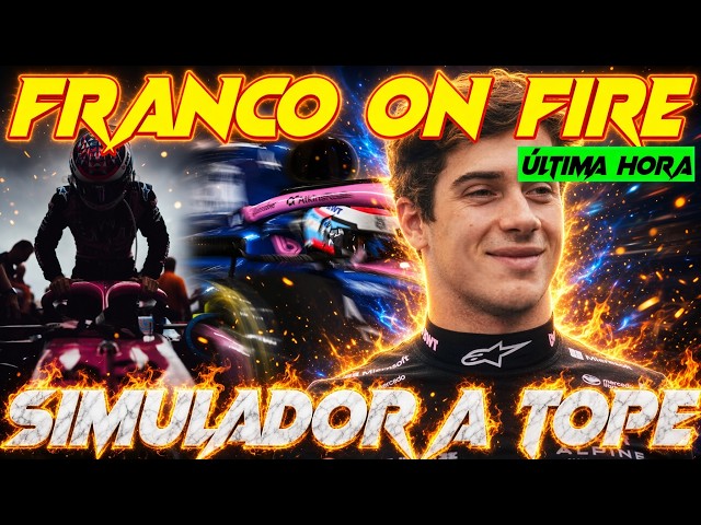 FRANCO VERY STRONG IN AUSTIN AFTER BRUTAL WORK IN THE ALPINE F1 SIMULATOR, PACE VS. 1 LAP