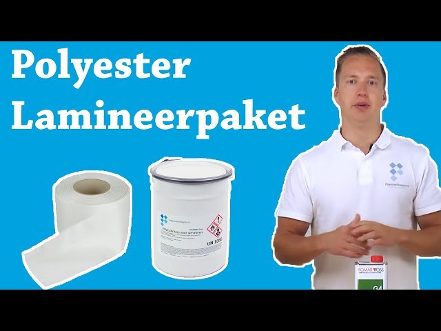 Everything you need to know about the Polyester laminating package!