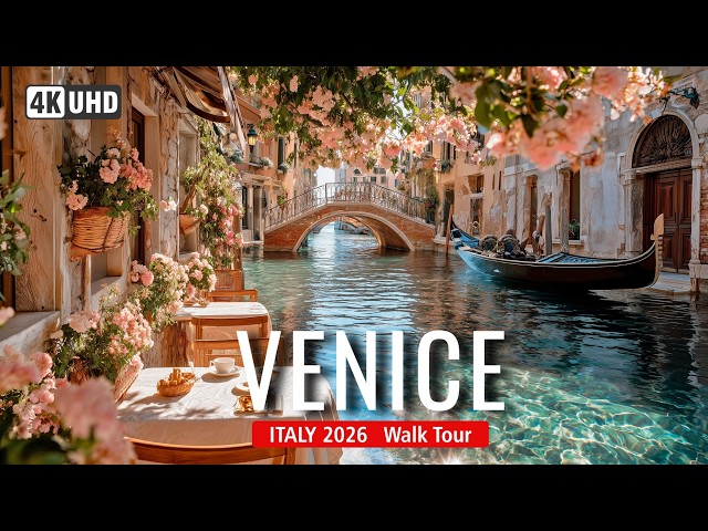 VENICE Walking Tour 🇮🇹🛶 |  Walk Venice Canals, Hidden Streets & Italian Charm!