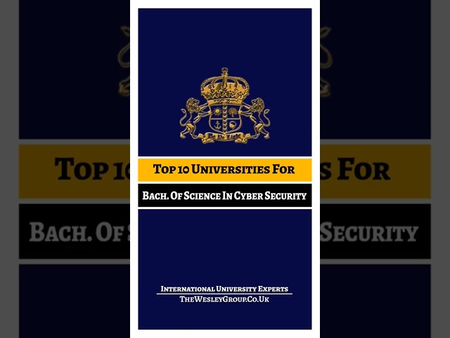 Study BSc in Cyber Security – Protect the Future! 🔐💻