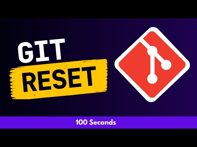 Git Reset Explained in 100 Seconds | Undo Commits the RIGHT Way