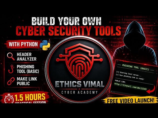 Python + Cyber Security 🔥 Build Your Own Security Tools | Header Analyzer + Phishing 