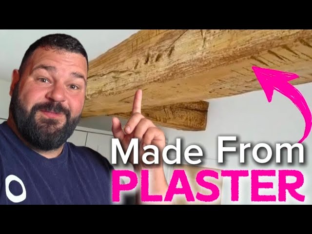 Easy £700 a DAY Making Oak Beams from Plaster