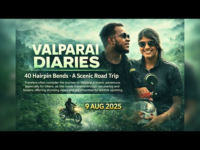 Valparai Diaries 🌿 | A Healing Couple Bike Ride After Hard Times @VinoReshz 