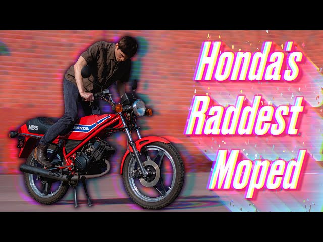 Honda's Raddest 50mph Moped - 1982 Honda MB5