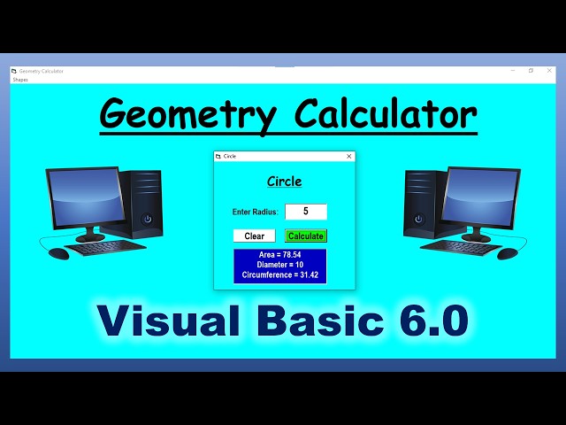 Geometry Calculator Part 2 | Visual Basic 6.0