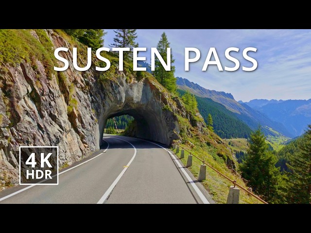🇨🇭 Susten Pass Switzerland: Driving the Swiss Alps' Most Beautiful Road 4K HDR