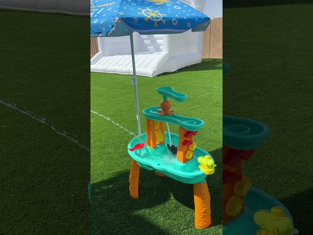 Setting up the backyard for our 6 kids during spring break!🌼 #backyardvibes #backyard #springbreak