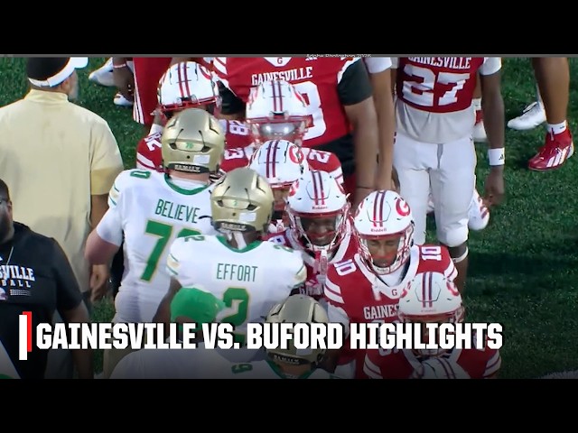 Gainesville (GA) vs. Buford (GA) | Full Game Highlights | 2026 ESPN High School Kickoff | SC Next