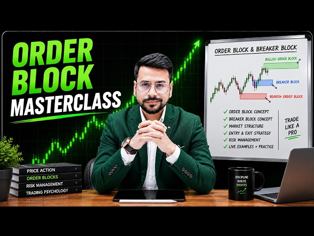 Order Block Trading Strategy Explained | Complete Masterclass | Trading For Beginners