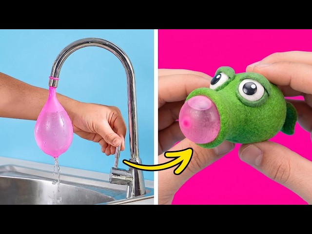 Cute & Creative DIY Fidget Toys Anyone Can Make by 5-Minute Crafts Play! 🎨