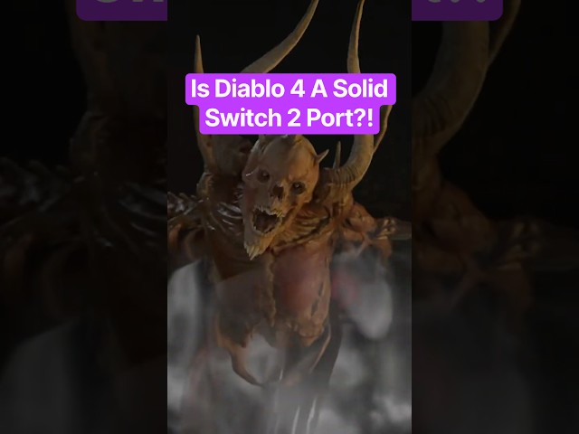 Diablo IV on Switch 2: Performance vs Quality #diablo4 #switch2