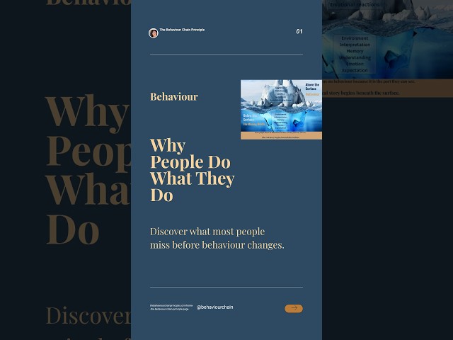 Why People Do What They Do