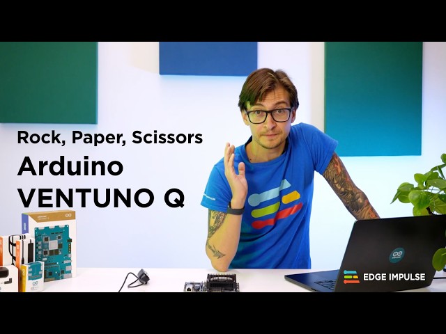 Rock-Paper-Scissors and Local LLMs: Building Your First Edge AI App on the Arduino VENTUNO Q