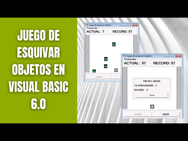✅ JUEGO ESQUIVAR OBJETOS VISUAL BASIC 6.0