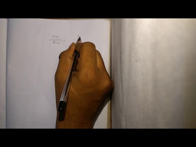 Transfer Function of Closed Loop and open loop control systems