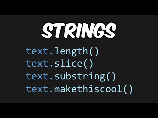 Working With Strings In JavaScript