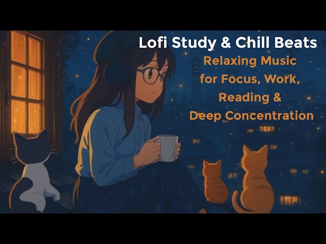 Lofi Study & Chill Beats • Relaxing Music for Focus, Work, Reading & Deep Concentration
