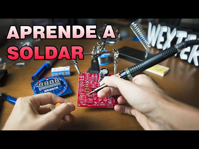 Cómo SOLDAR CON CAUTÍN Y ESTAÑO | Soldadura Para PRINCIPIANTES