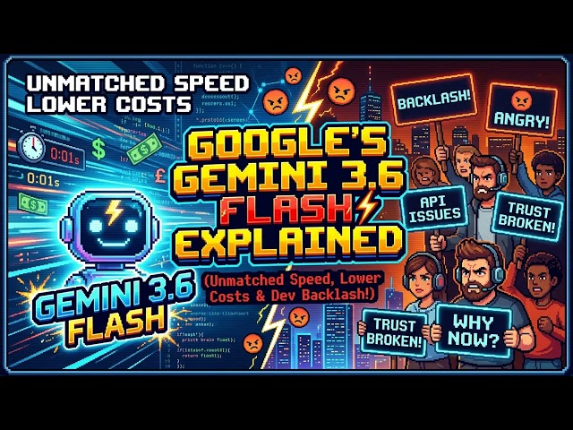 Google's Gemini 3.6 Flash Explained: Unmatched Speed, Lower Costs, and Developer Backlash