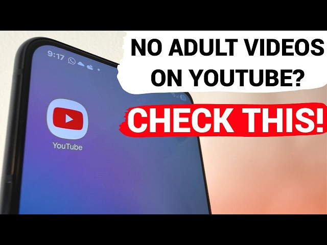 La mayoría de los usuarios de YouTube ignoran esto: por eso no ven videos para adultos