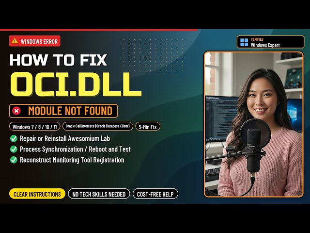 oci.dll Not Found? Here is the Fix!