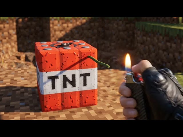 POV: Minecraft Pero Es Hiperrealista En La Vida Real (CGI 8K) 