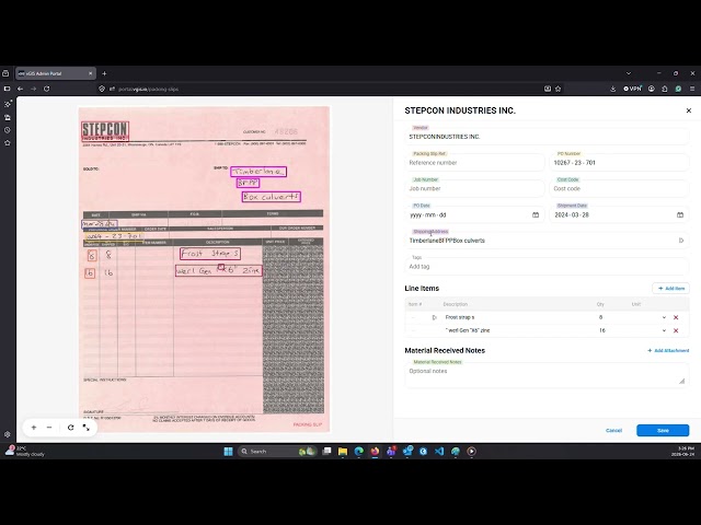How to Extract Packing Slip Data Automatically in vSite